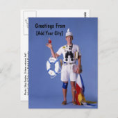 はがきからSayles™_ユーモアのあるGreetingsをスキップする ポストカード (正面/裏面)