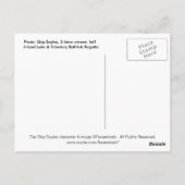 はがきからSayles™_ユーモアのあるGreetingsをスキップする ポストカード (裏面)