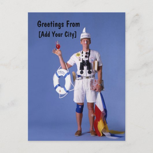 はがきからSayles™_ユーモアのあるGreetingsをスキップする ポストカード (正面)