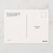 はがきがまた開いた ポストカード (裏面)