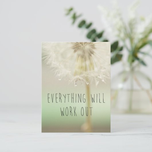 はがきが上手感動的く ポストカード (スタンド正面)