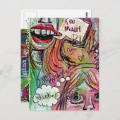 はがきが多すぎます ポストカード (正面/裏面)