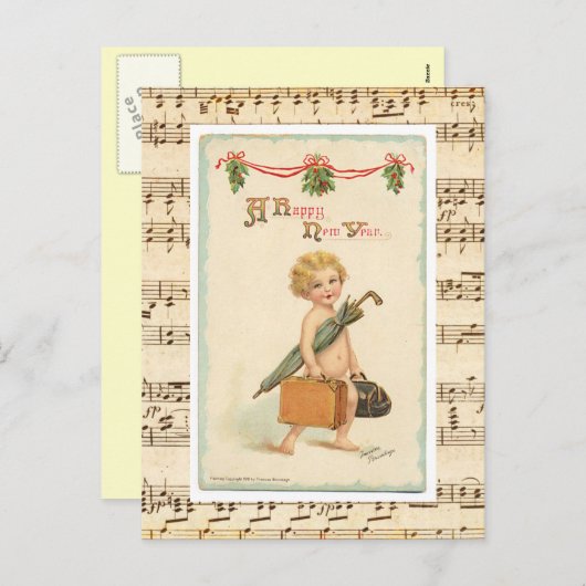 はがきが新年おめでとう シーズンポストカード (正面/裏面)