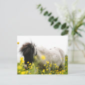 はがきに嵐が吹き付く ポストカード (スタンド正面)