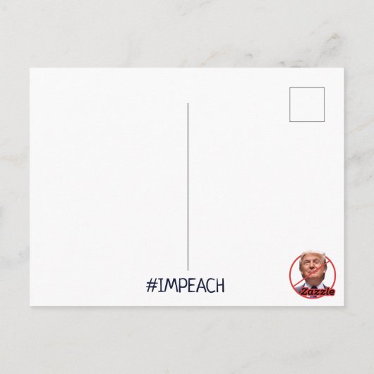 はがきのおみやげをトランプさんが言うバカなこと ポストカード (裏面)