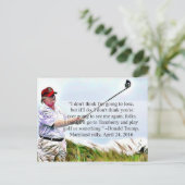 はがきのおみやげをトランプさんが言うバカなこと ポストカード (スタンド正面)