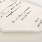 はがきのカスタムメッセージの個人的な愛情 シェルパブランケット (3/4)