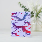 はがきのファンシー飛行 ポストカード (スタンド正面)