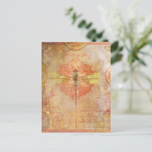 はがきのファンシー飛行 ポストカード (スタンド正面)