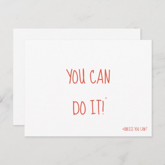 はがきの動機付けができおもしろいる ポストカード (正面/裏面)