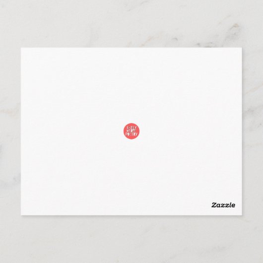 はがきの動機付けができおもしろいる ポストカード (裏面)