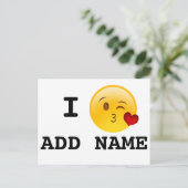 『はがきの吹キスが好きカスタム』 ポストカード (スタンド正面)