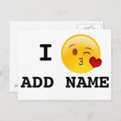 『はがきの吹キスが好きカスタム』 ポストカード (正面/裏面)