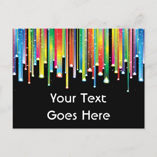 はがきの垂れ下が絵を描り線 ポストカード (正面)