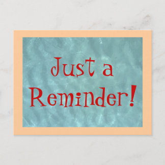 はがきはただの注意喚起! ポストカード