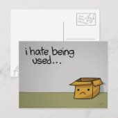 はがきは嫌い ポストカード (正面/裏面)