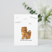 はがきは決して知らない ポストカード (スタンド正面)