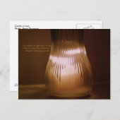 はがきは「一本蝋燭の方が好い」 ポストカード (正面/裏面)