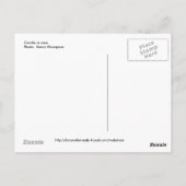 はがきは「一本蝋燭の方が好い」 ポストカード (裏面)