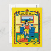 はがきを使えます。 ポストカード (正面/裏面)