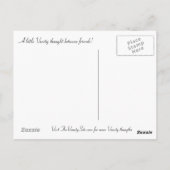 はがきを嫌いにしない ポストカード (裏面)