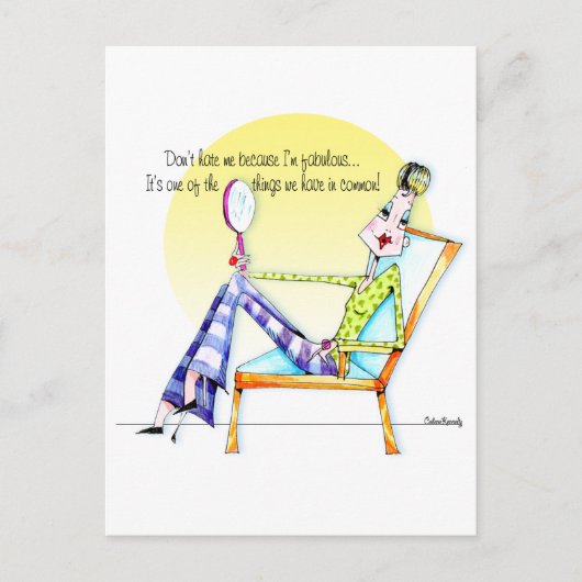 はがきを嫌いにしない ポストカード (正面)