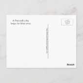 はがきを手渡して誰も傷つけない ポストカード (裏面)