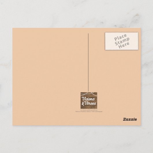 はがきを持ち上げよう感動的 ポストカード (裏面)