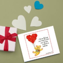 はがきを持ち上げよう感動的