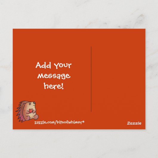 はがきを持って！ ポストカード (裏面)