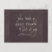 はがきを放す ポストカード (正面)