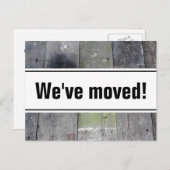 はがきを移動した | 木造床板画像 案内ポストカード (正面/裏面)