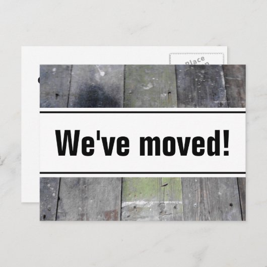 はがきを移動した | 木造床板画像 案内ポストカード (正面/裏面)