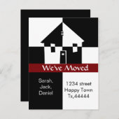 はがきを移動した 案内ポストカード (正面/裏面)