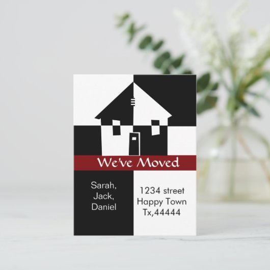 はがきを移動した 案内ポストカード (スタンド正面)