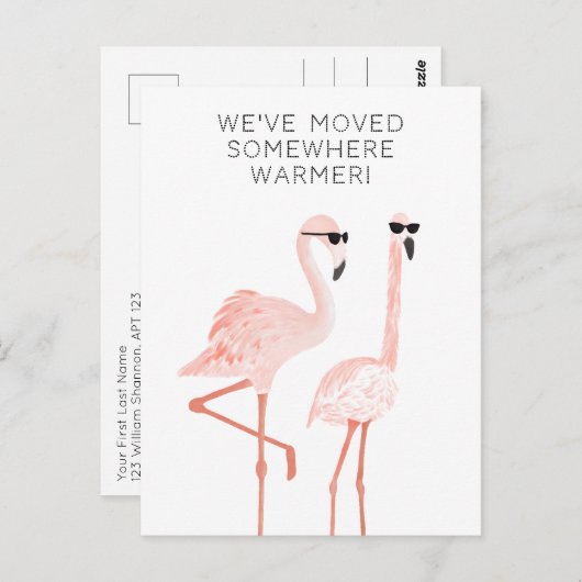 はがきを移動 ポストカード (正面/裏面)