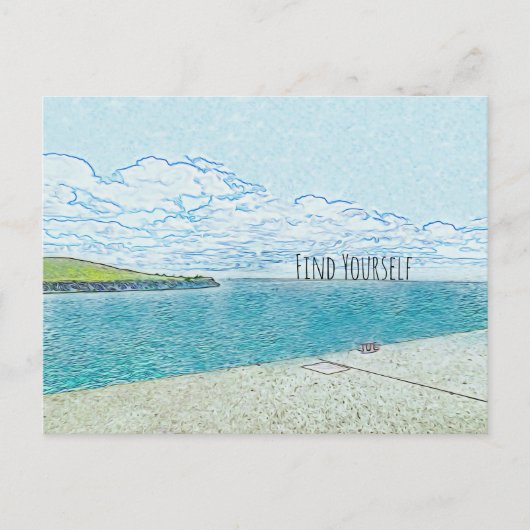 はがきを見つける ポストカード (正面)