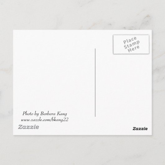 はがきを言うための行の削除 ポストカード (裏面)