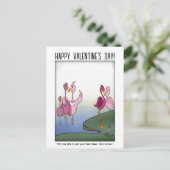 はがきを足に ポストカード (スタンド正面)