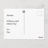 はがきを足に ポストカード (裏面)