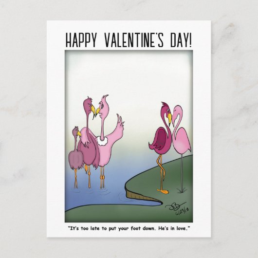 はがきを足に ポストカード (正面)