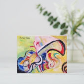 はがきを開く ポストカード (スタンド正面)