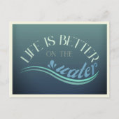 はがきウォータースポーツサーフィンsup sail boat vation ポストカード (正面)