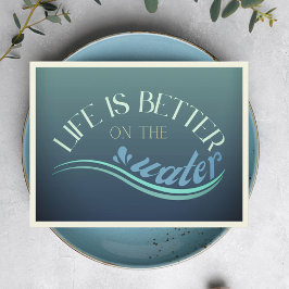 はがきウォータースポーツサーフィンsup sail boat vation ポストカード