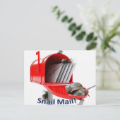 はがきカタツムリ郵便 ポストカード (スタンド正面)