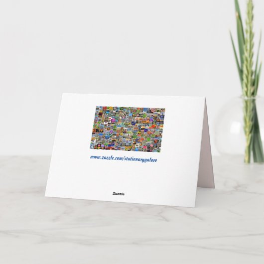 はがきカードのグリーティングカード シーズンカード (裏面)