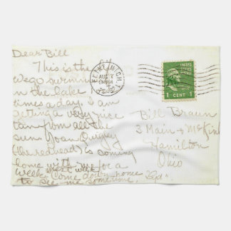 はがきキッチンタオル キッチンタオル