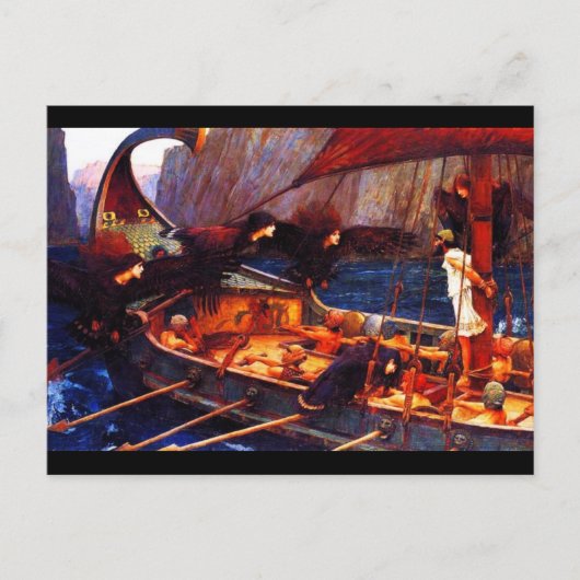 はがきクラシックアート – ウォーターハウス2 ポストカード (正面)