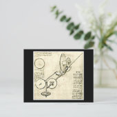 はがきクラシックヴィンテージ/レオナルドダヴィンチ16 ポストカード (スタンド正面)