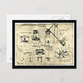 はがきクラシックヴィンテージ/レオナルドダヴィンチ18 ポストカード (正面/裏面)